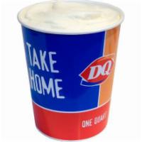 Quart of DQ® Soft Serve · Available in Chocolate or Vanilla