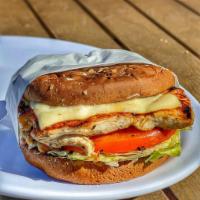 Chicken Breast Sandwich · Includes mayo, lettuce, tomatoes & swiss cheese on french roll