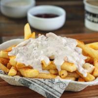 Chowder Fries · Your choice of chowder over hot fries.