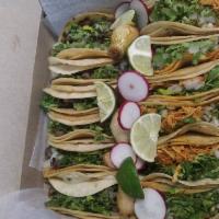 Jessy's Taco 12 Pack · 12 tacos with choice of up to 2 meats.