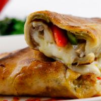 Sausage Roll · Sweet sausage, peppers and sautéed onions.