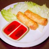 A1 - 2 Egg Rolls · 
Marinated pork and mixed vegetables delicately wrapped in an egg roll wrap and deep fried. ...