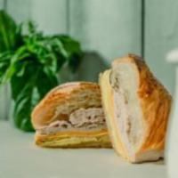 CROISSANT Eggwich · GOLDEN SCRAMBLED EGG, CHOICE OF MEAT and CHEESE