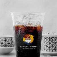 Vietnamese Iced Black Coffee · Ca phe den da.