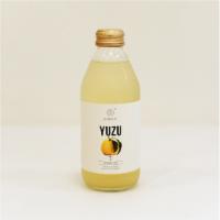 Yuzu Sparkling Juice · Made with hand-picked Yuzu from Shikoku Island, Hyogo mountain water and organic sugar cane.