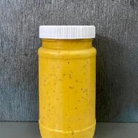 Aji Amarillo sauce [8oz] · Peruvian Yellow Pepper & Black Mint Sauce [8oz]