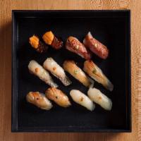 D-Luxe Nigiri · 12 pieces nigiri across 6 varieties of fish. Selections rotate daily, though some staples li...