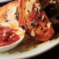 Parmesan Garlic Bread · Pomodoro Dipping Sauce