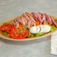 Chef Salad · With Choice Of Ranch , Italian , Blue Cheese , Caesar , Or Honey Mustard Dressing