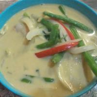 Green Curry Dinner · The hottest curry of all is made with green curry paste and cooked with the all good stuff t...