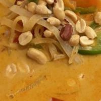 Massaman Curry Dinner · This Southern Thai signature dish has a heavy Indian influence. Cooked with onion, potato, p...