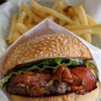 Bacon Burger · Served with Cheese