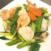 Jumbo Shrimp with Vegetables · 