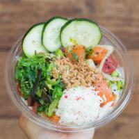 Small Poke Bowls · Build your own poké bowl. Choose up to 2 proteins.