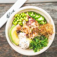Large Poke Bowls · Build your own poké bowl. Choose up to 5 proteins.