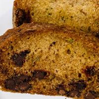 Zucchini Chocolate Chip Bread · Freshly-baked zucchini and chocolate chip bread that is sure to be a family favorite!