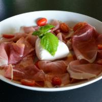 Prosciutto & Co · Great for sharing. Prosciutto crudo with mozzarella fior di latte.