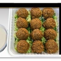1 Dozen Falafel · With a side of tahini sauce.