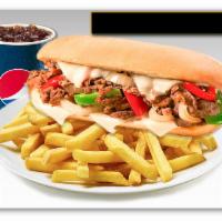 Beef Philly Cheesesteak · 