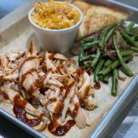 Sweet Auburn BBQ Plate · Come with your choice of pulled chicken, pulled pork, or brisket for an additional $2.00 cha...