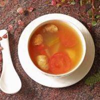 Thai Hot and Sour Soup · Shrimp, lemongrass, kafir lime leaves and galangal root. 