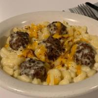 Meatballs Mac & Cheese · Meatballs & Macaroni with 3 cheeses béchamel