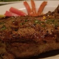NY Strip Steak · Broiled or choose on of our special sauces.
