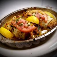 Filet of Sole Stuffed with Crabmeat · 
