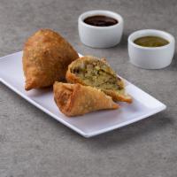 3. Vegetables Samosa · 2 piece. Deep fried pastry stuffed with spices potatoes and green peas. Served with tamarind...