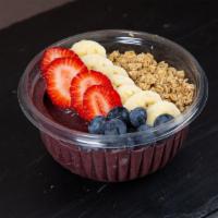 Acai Bowl · Refreshing acai sorbet with blueberries, strawberries, banana and granola.