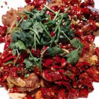 102. Chicken with Explosive Chili Pepper辣子鸡 · Spicy.