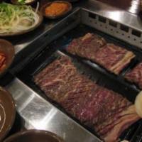 6. Angus Beef Kalbi Barbeque · Marinated beef short rib.