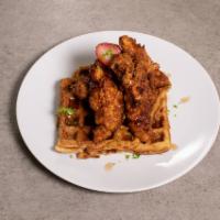 4 Tenders and Waffle Plate · 