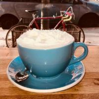 Prairie Fog · A Prairie District twist on a London Fog, Earl Grey and Cascara tea latte with a hint of van...