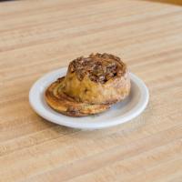 Greatest American Pecan Roll · Our homemade, all-natural pecan roll is sliced, lightly buttered and grilled to a toasty bro...