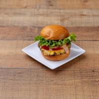 Cheeseburger · Lettuce, tomato, Thousand Island, American cheese and a 1/3 lb. patty served on a brioche bu...