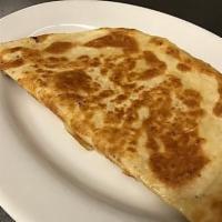 31. Cheese Quesadilla · With cheese dip on top add $1. (Additional items are at extra cost, for prices please check ...