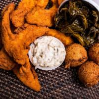 Catfish Basket · Select between our lunch and dinner portions. Catfish baskets are served with our signature ...