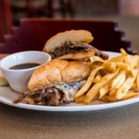 Caddy Burger Lunch · Beef patty, lettuce, tomato, caramelized onion, Swiss cheese, Cadillac mayo and grilled hear...