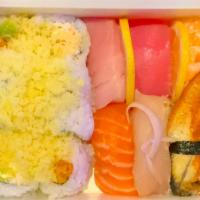 Special Sushi Set A · - 6 pcs. Sushi - Tuna, Salmon, Yellowtail, Albacore, Shrimp, Unagi

- Shrimp Crunch Roll