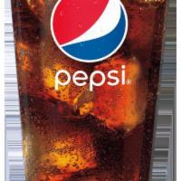 Soda · Pepsi, Diet Pepsi, Mug root beer, Sierra Mist, Tropicana Lemonade, icea tea, Dr pepper