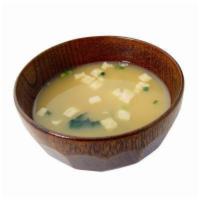 Miso Soup · Miso broth with seaweed and scallions