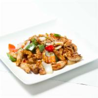 Teriyaki Plate · Chicken breast, white onion, carrot, and bell pepper with house made teriyaki sauce