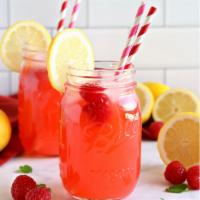 12oz Fresh Raspberry  Lemonade (no sugar added) · 