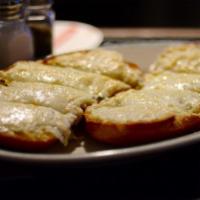 Garlic Cheese Bread · Baked bread that has been flavored with cheese.