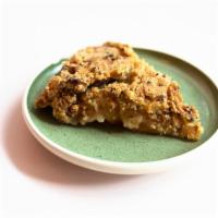 Apple Crumb Slice · Contains nuts.