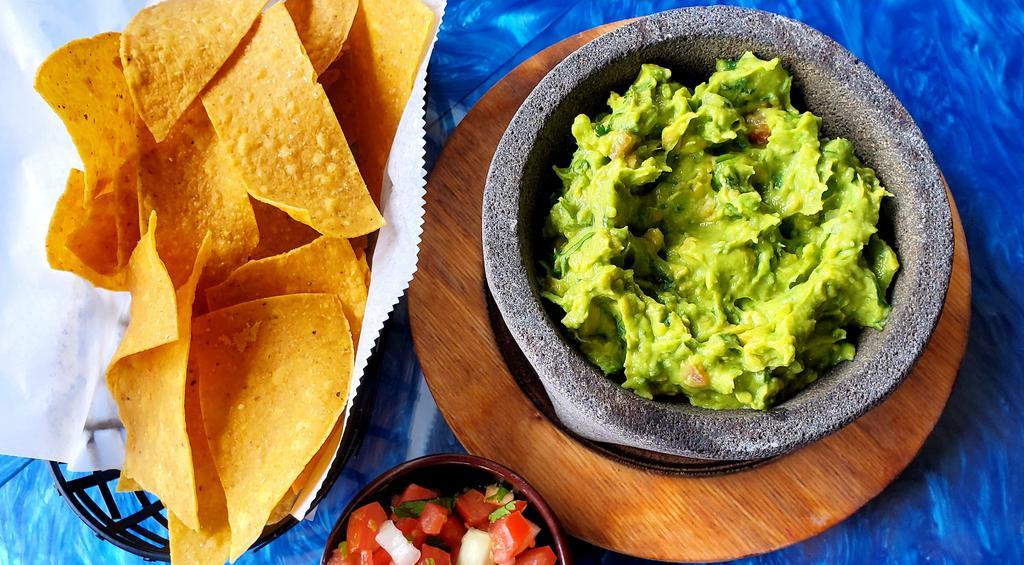 Guacamole Casa Azul · Made to order, Serve with Homemade Chips.