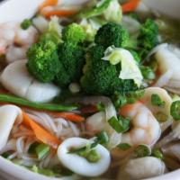 1018. Seafood Noodle Soup · 