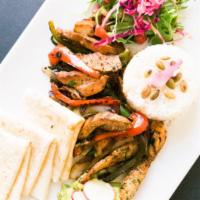 Fajita - Chicken · MARINATED DELIGHT CHARBROILED CHICKEN WITH MIXED PEPPERS, ONIONS AND TOMATOES