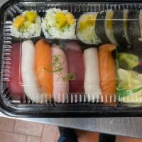 Sushi Regular · 7 pieces. Fresh selected fish and California roll.